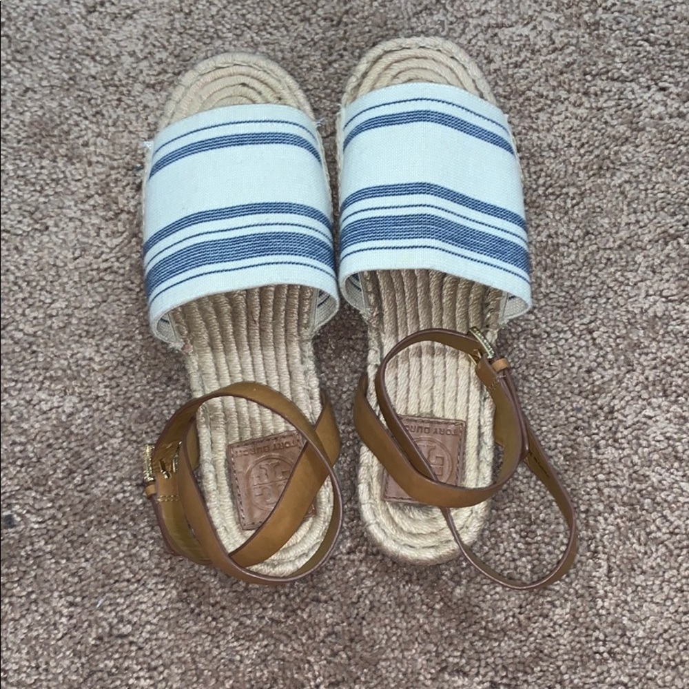 Tory Burch Ankle Wrap Espadrilles